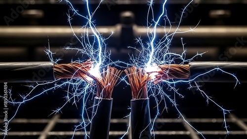 High Voltage Electricity Sparks Pageantry Between Twin Power Page Pageant Posts