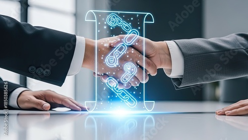 Blockchain Agreement Partnership Technology Security Future