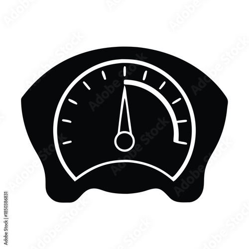 Simple gauge meter icon design