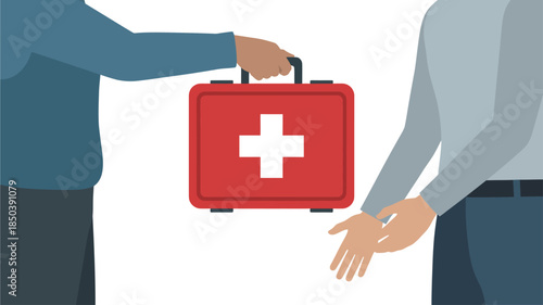 First Aid Kit Kit Bag Red Cross Medical Emergency Preparedness