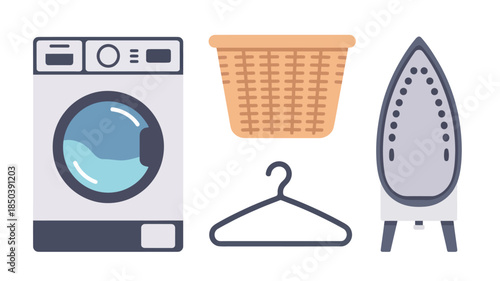 Laundry Day Essentials with natural lighting and detailed texture for commercial background