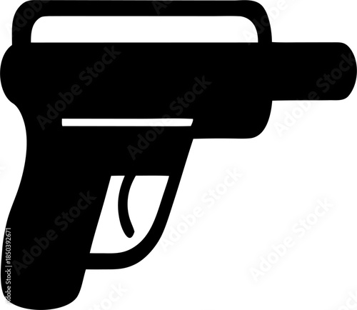 Water Gun Silhouette Summer Toy Icon