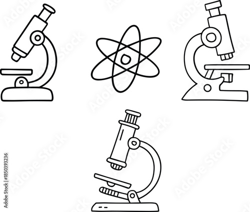 Hand Drawn Science and Research Elements, scientific research concept