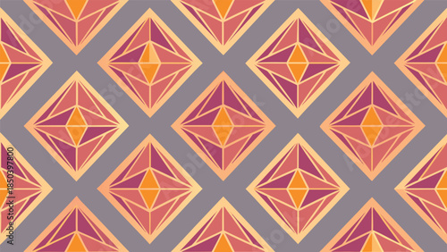 Flat seamless background with light geometric accents vector vector illustration