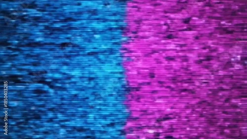 Split screen dreamscape Blue meets magenta static