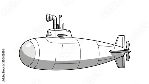 Hand drawn vector illustration of a wine bottle and glass globe floating at sea