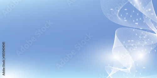 Nano technologies abstract background. Cyber technology concept. Artificial Intelligence, virtual reality bionics robotics global network microprocessor nano robots