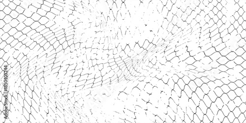 Mesh texture for fishing nets. Grunge pattern for sportswear or soccer goal, volleyball net, basketball hoop, hockey, athletics.