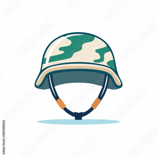 Camouflage Military Helmet for Soldier Protection and Safety.