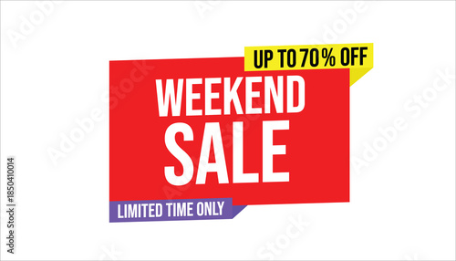 weekend sale up to 70% off limited time only