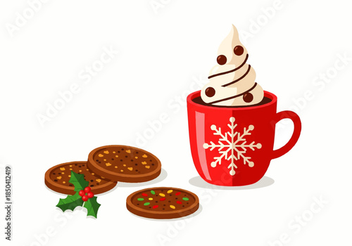 set of cakes and desserts