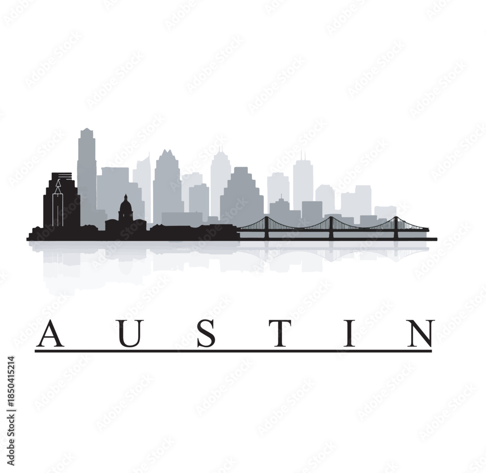 Obraz premium austin city skyline