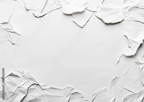 crumpled white paper