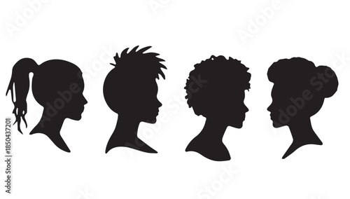 sign of several female silhouettes set