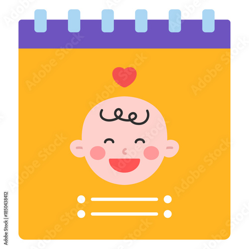 아기 수첩 일러스트