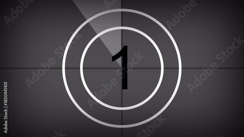  Countdown clock timer in 5 hours to zero second. black text number. Element for overlay concept. 4K footage motion video 
