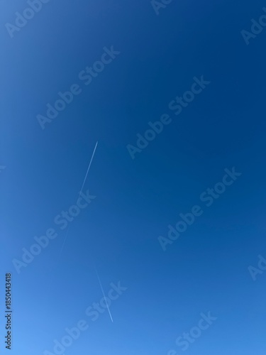 airplane in the sky