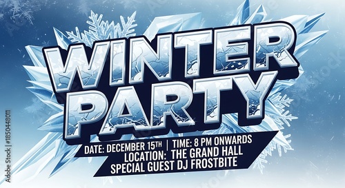 Winter Party Celebration with DJ Frostbite at The Grand Hall.
