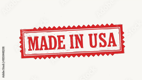 Made in USA stamp for authentic American products