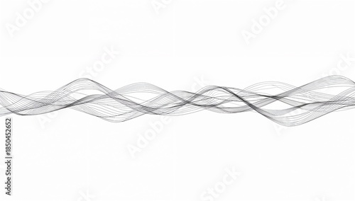 Wallpaper Mural Elegant Abstract Wave Pattern Design with Subtle Line Movement Torontodigital.ca