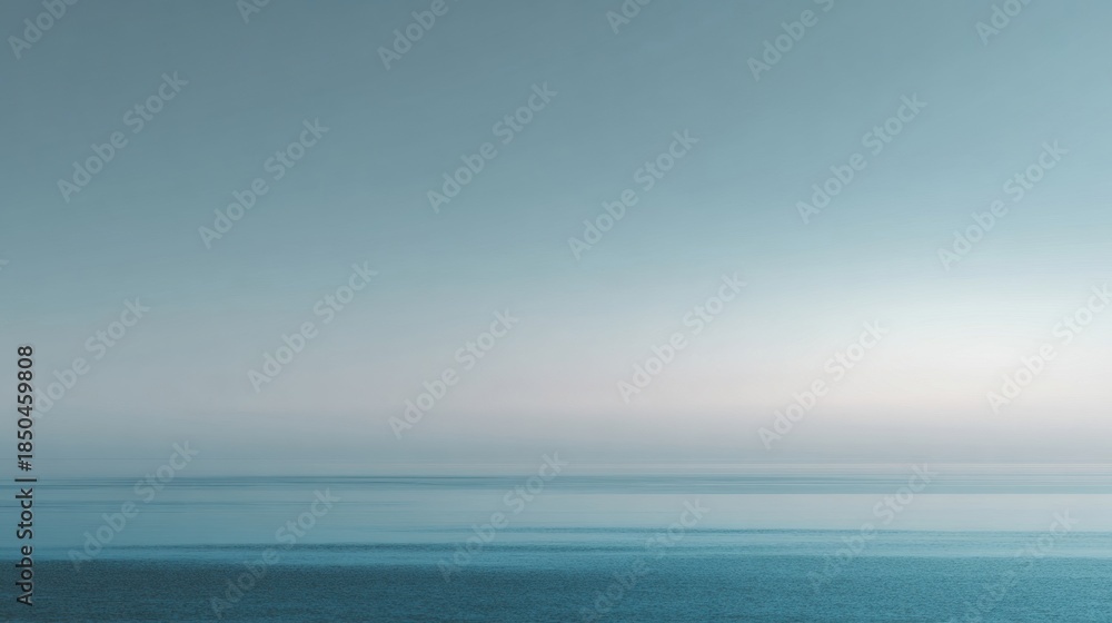 Fototapeta premium Calm Ocean Horizon Seascape