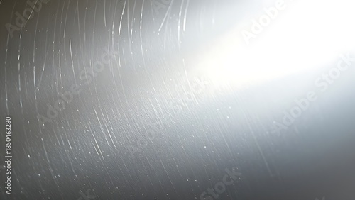 couter. Metal surface transitioning from rough matte to glossy finish with light reflections. safety posters, maintenance manuals, designed for precision metalworking and fabrication facilities.