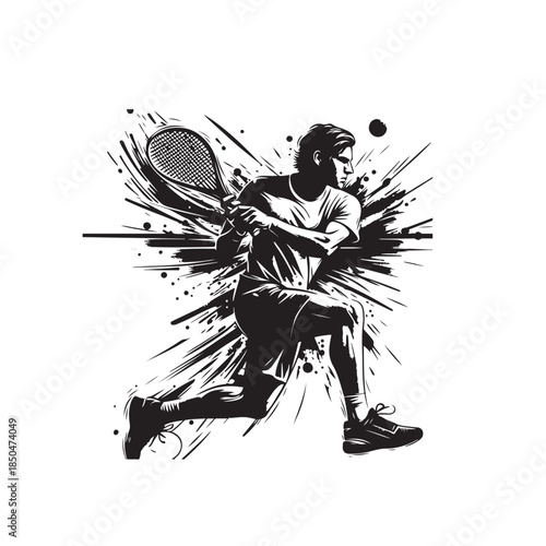 a person playing padel