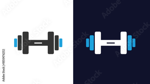 Fitness icons - Line and glyph solid icon set - Solid icons vector collection - Blue icon set - Icon vector - Flat Design Icon - Vector icon symbol