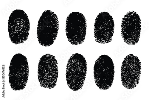 fingerprint black ink bundle collections