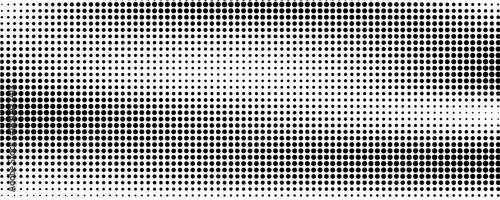 Grunge halftone gradient background. Faded grit noise texture. White and black sand wallpaper. Retro pixelated backdrop. Anime or manga style comic overlay. Vector graphic design textured template