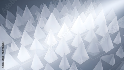 Abstract geometric pattern of white 7