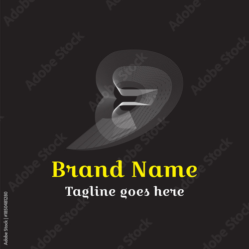 Logo Design: A sleek, modern logo design featuring an abstract shape with the brand name. Minimalistic and visually appealing for various applications.