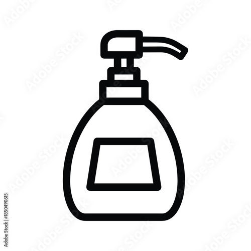 Simple soap dispenser icon
