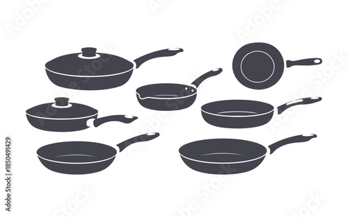 A collection of eco-friendly pan illustrations
