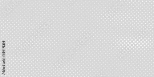 Dotted halftone gradient texture. Vanishing polka dot background. Repeating dots gradation pattern background. Black fading comic pop art overlay backdrop. Raster effect wallpaper. Vector halftone