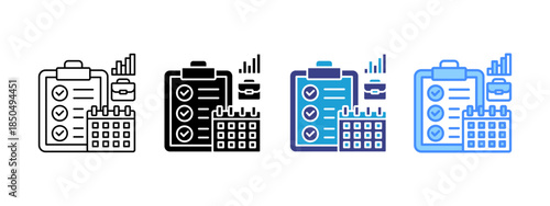 Leave icon set multiple style collection