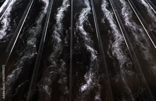 Abstract background of water walls and flowing water, slow shutter effect