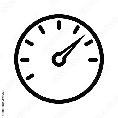 Simple clock icon showing time