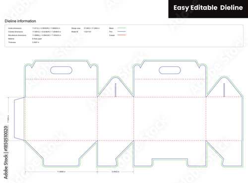 food box with handle dieline template box dieline die lines packaging custom dieline  box cardboard box dieline pizza box dieline printable product packaging layout,
