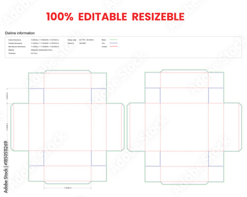 dsquare board game box with lid ieline template box dieline die lines packaging custom dieline  box cardboard box dieline pizza box dieline printable product packaging layout,
