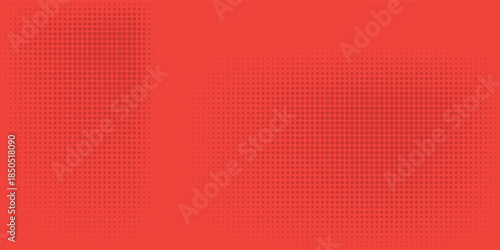 Gradient Dots Background. Grunge Pattern. red Texture. Vintage Monochrome Overlay. Vector illustration