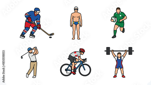 Variety of Sports Activities and Fitness Exercises for All Ages