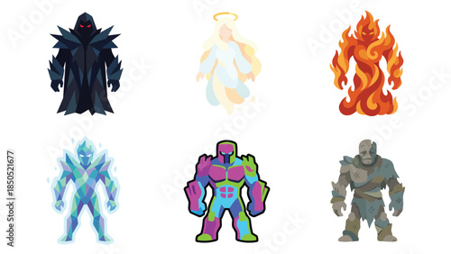 Epic Fantasy Characters and Creatures Collection for Gaming and Illustrations