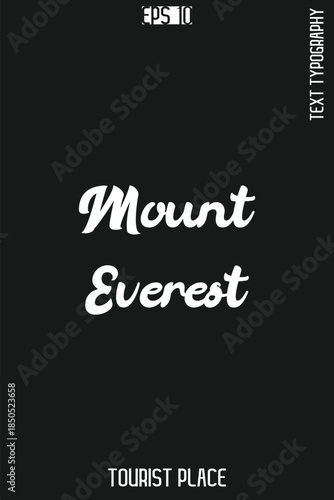  Famous World Landmarks Typography Vector Design – Tourist Place Lettering Art -   Stonehenge England