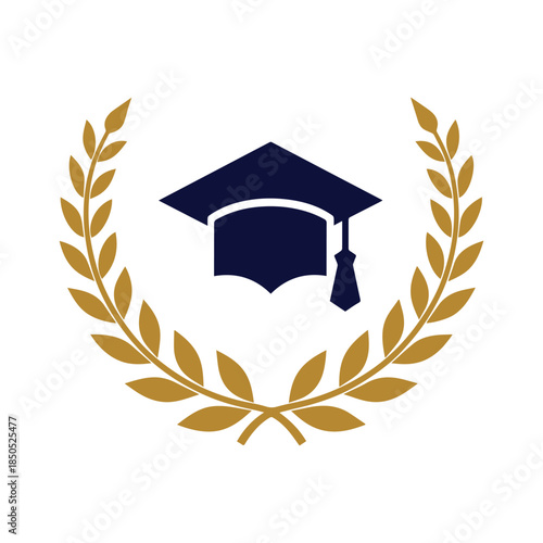 Shield Based Academic Logo Emphasizing Protection And Knowledge