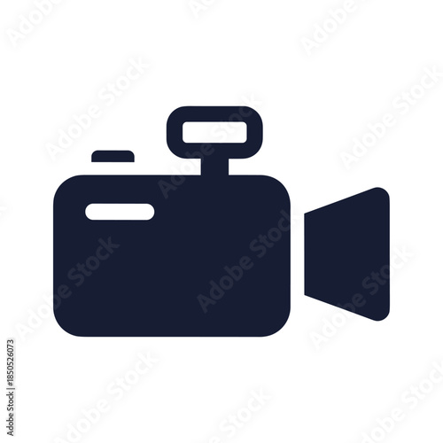 Simple video camera icon