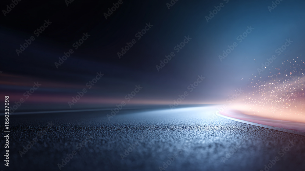Obraz premium abstract background of tech lines and racing track with space for text