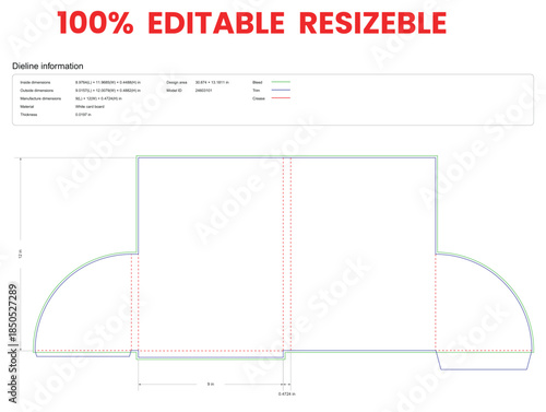 single layer folder dieline template box dieline die lines packaging custom dieline  box cardboard box dieline pizza box dieline printable product packaging layout,