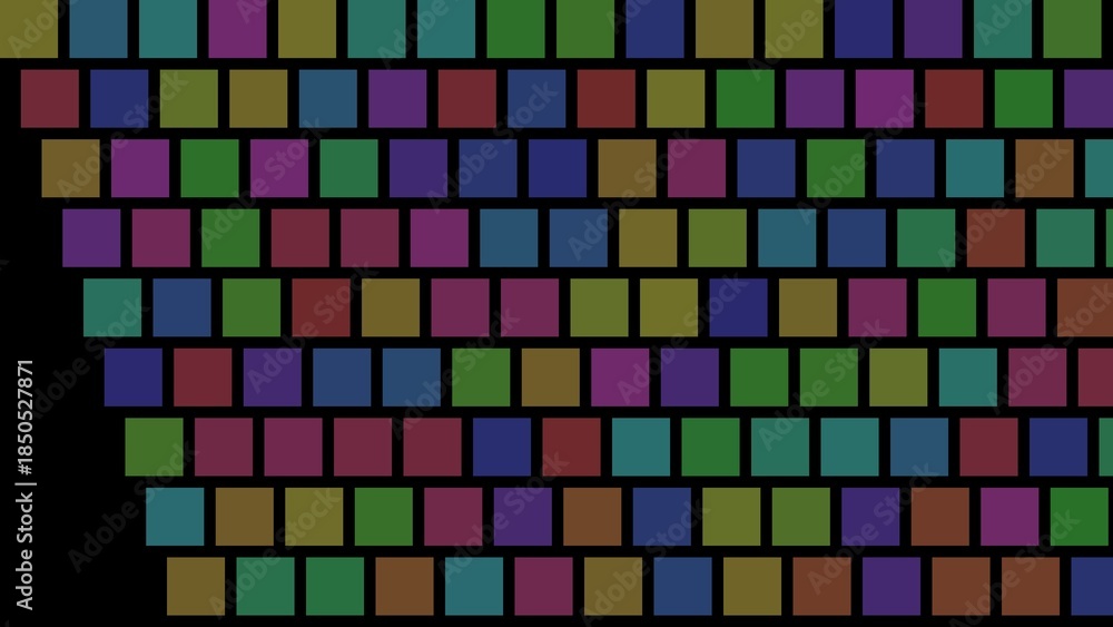 Fototapeta premium Modern Abstract Colorful Square Grid Pattern Background Isolated background