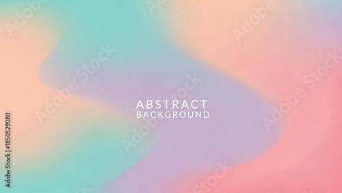 Vibrant pastel abstract background with smooth gradient transitions and soft blend of colors